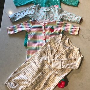 Baby Girl Sleeper Lot